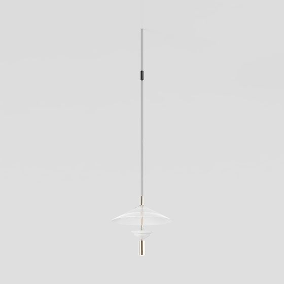 Modern Minimalist Pendant Light 3D model