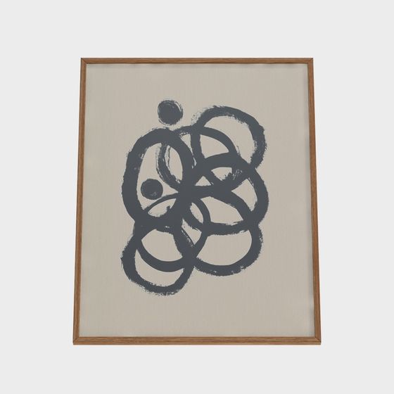 Abstract Swirl Frame 3D model