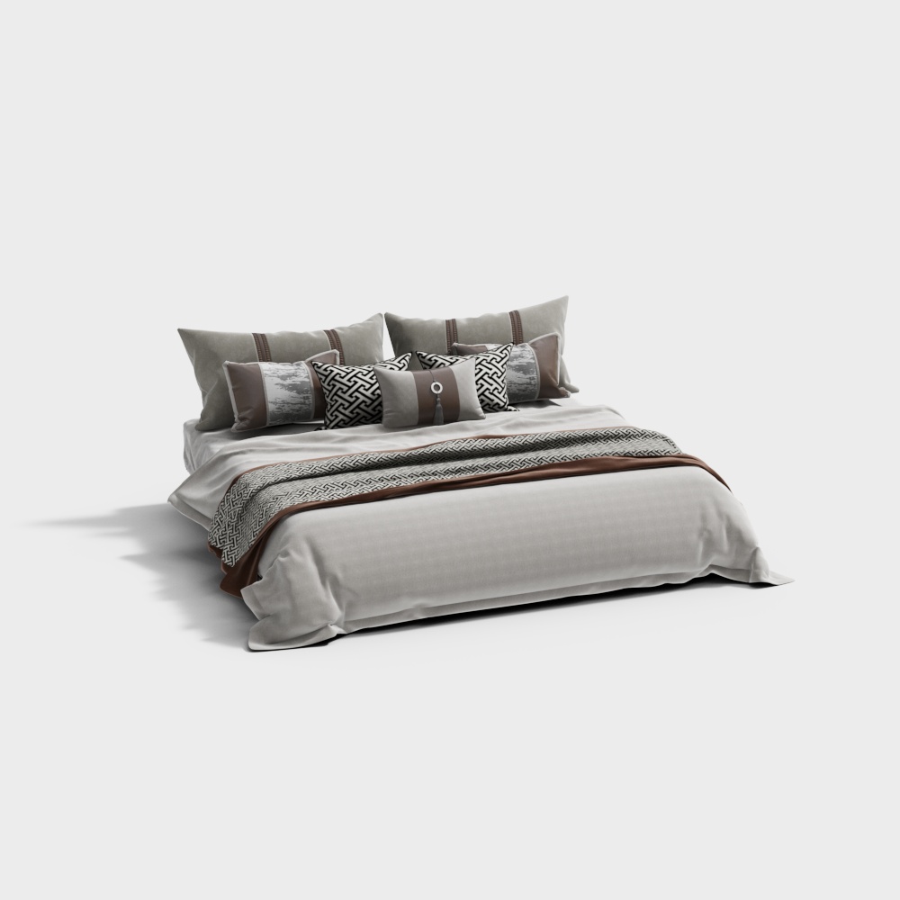 Ropa de cama para cama doble de estilo chino moderno