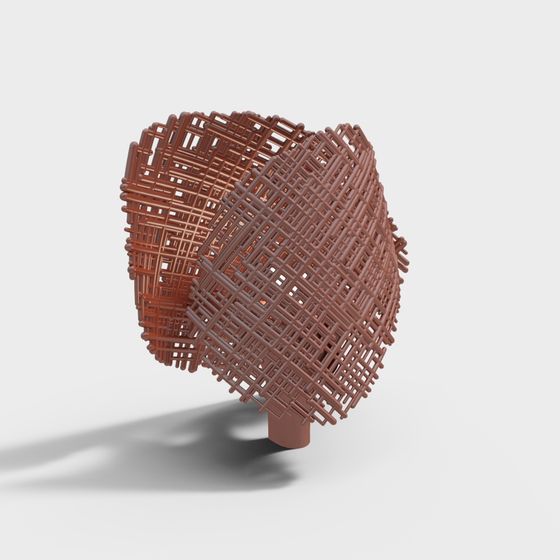 Woven Heart Shape 3D Model