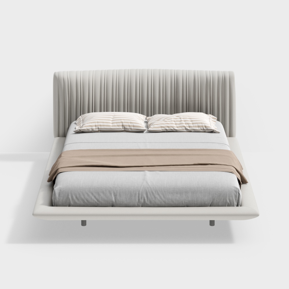 モダンダブルベッド