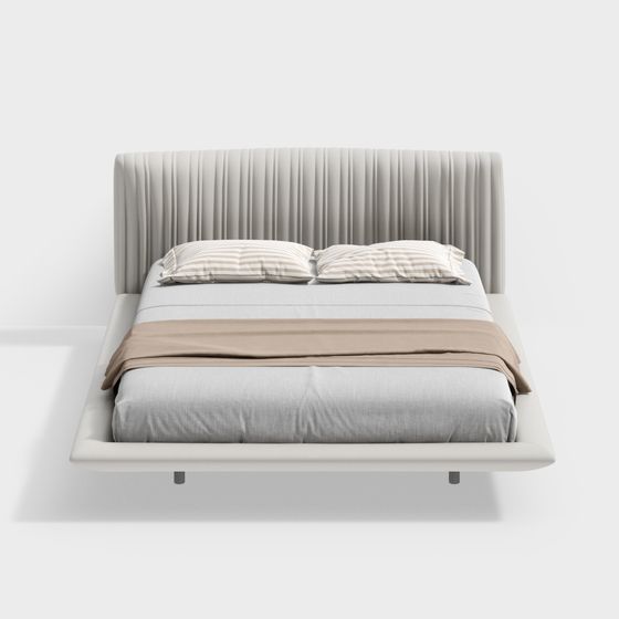 モダンダブルベッド