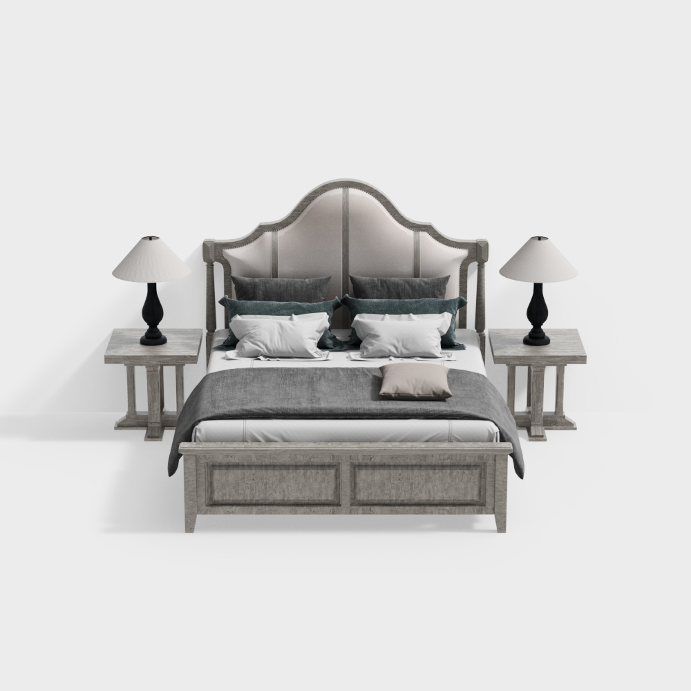 American double bed combination