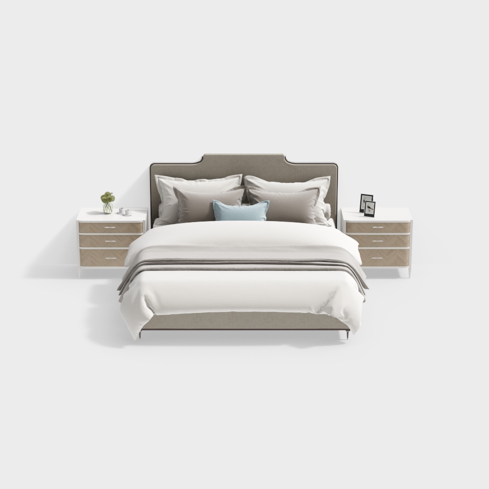 Combinaison de lit double américain