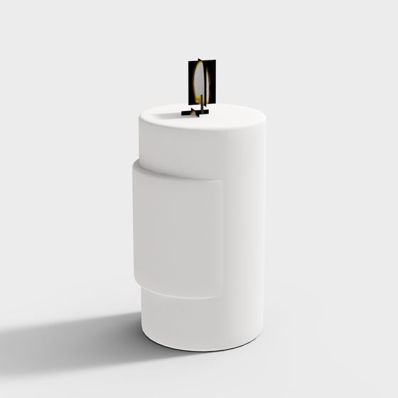 Minimalist Cylinder 3D model