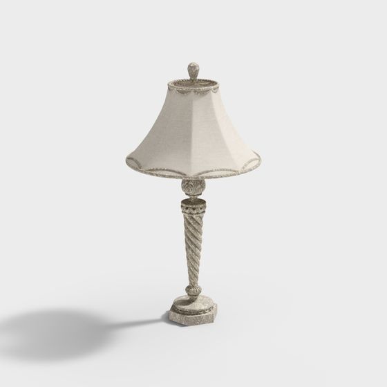 Vintage Table Lamp 3D model for Modern Spaces
