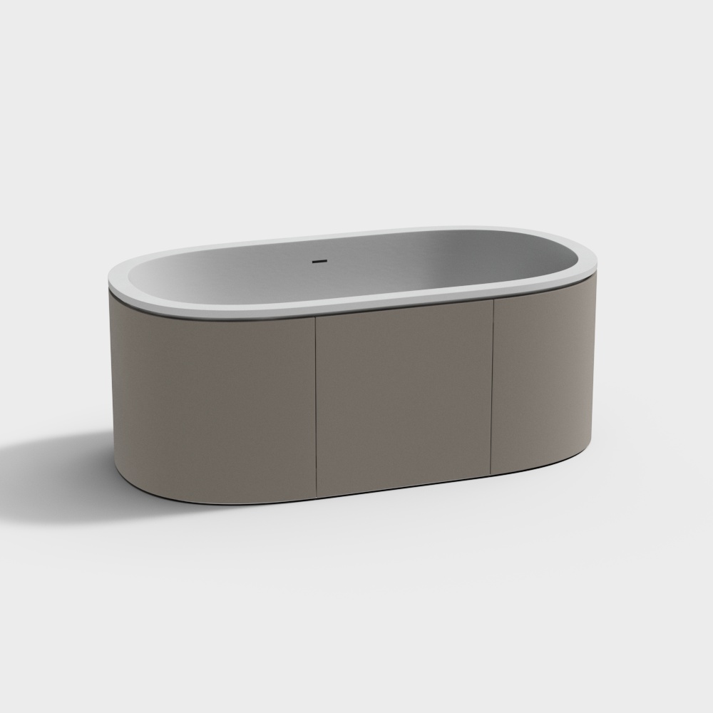 Modern bathtub