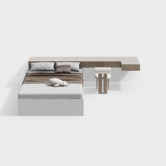 Urban Rest Bed 3D model