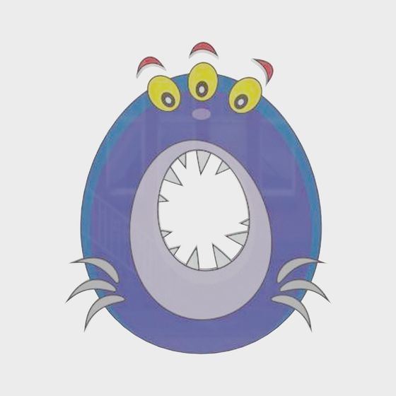 Whimsical Ring Monster 3D Model