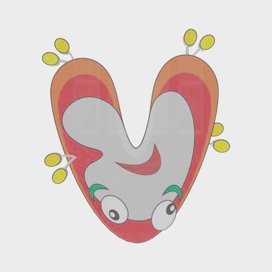 Playful M Letter 3D Model for Designers