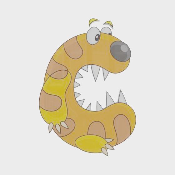 Cute Monster Low-Poly 3D model