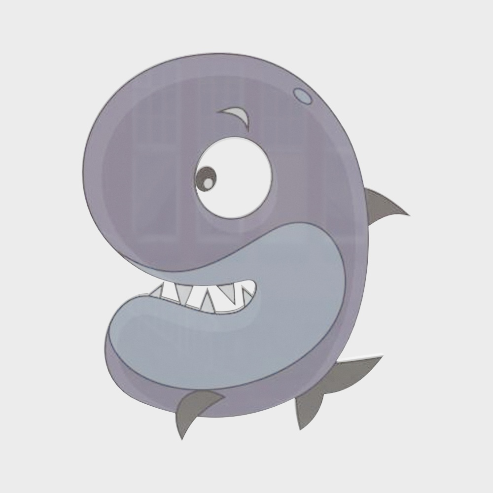 Illustrated style colorful digital wall decoration