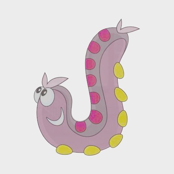 Whimsical Tail Monster 3D model