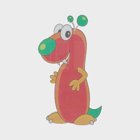 Glimmer the Alien 3D Model