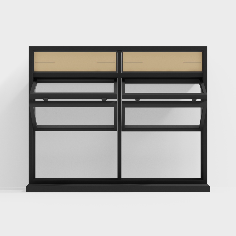 Fenêtre pliante moderne