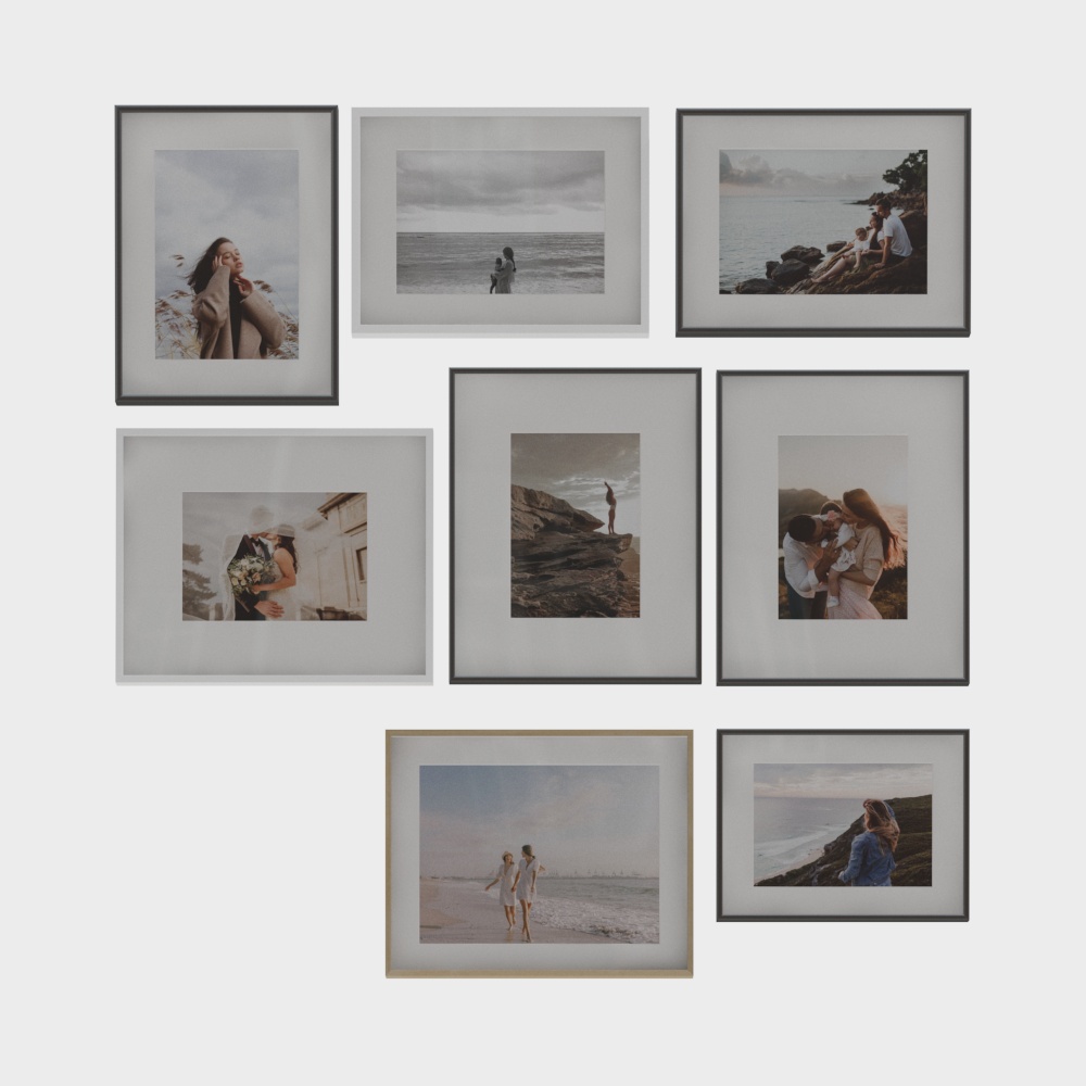 Modern decorative painting combination