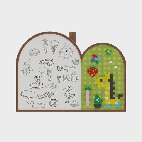 Dual-Sided Dream Board 3D model