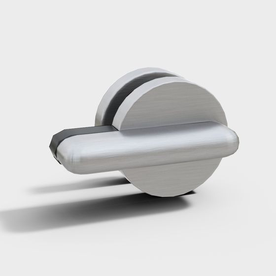 Stylish Low-Poly Door Handle 3D model
