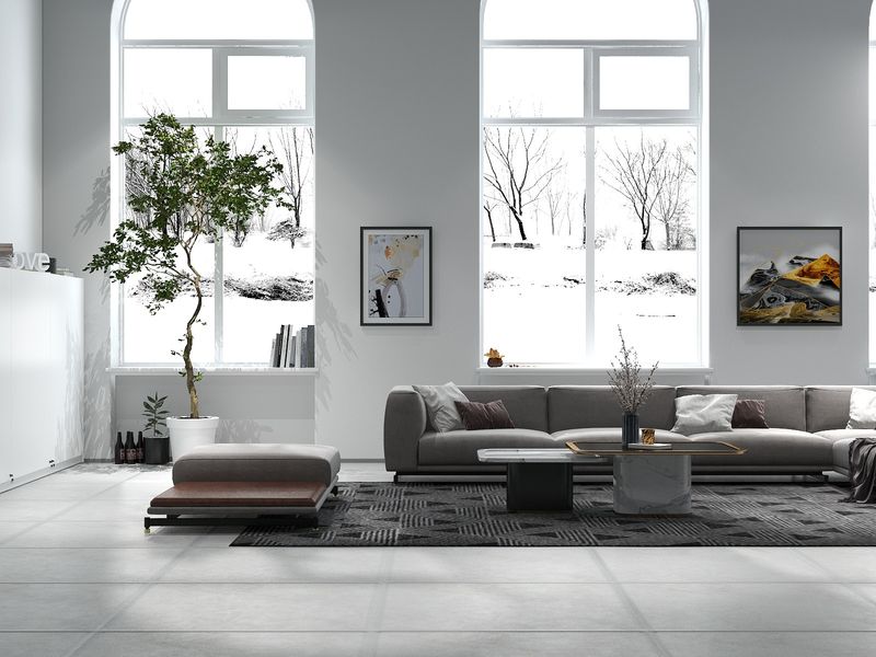 Modern Living Room with Natural Light