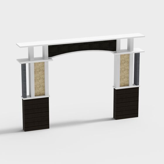 City Gate 3D Model - A Gateway to the Future