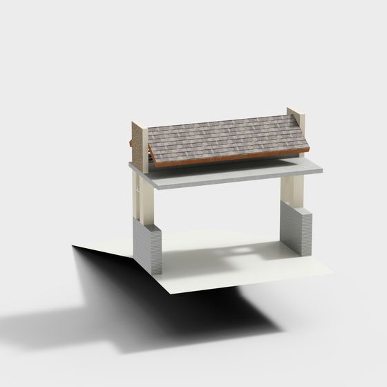 Modern Minimalist House 3D model