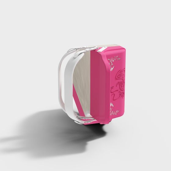 Elegantly Crafted Wings of Books 3D model