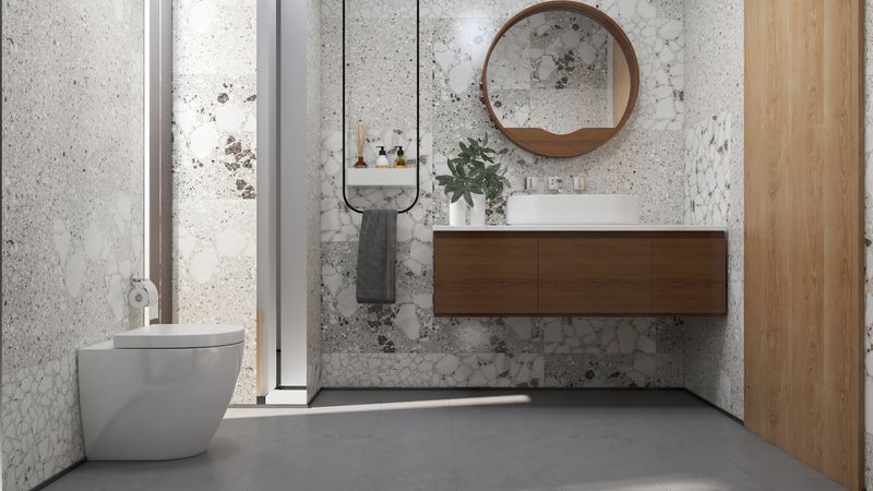 Modern Minimalist Bathroom with Natural Touches