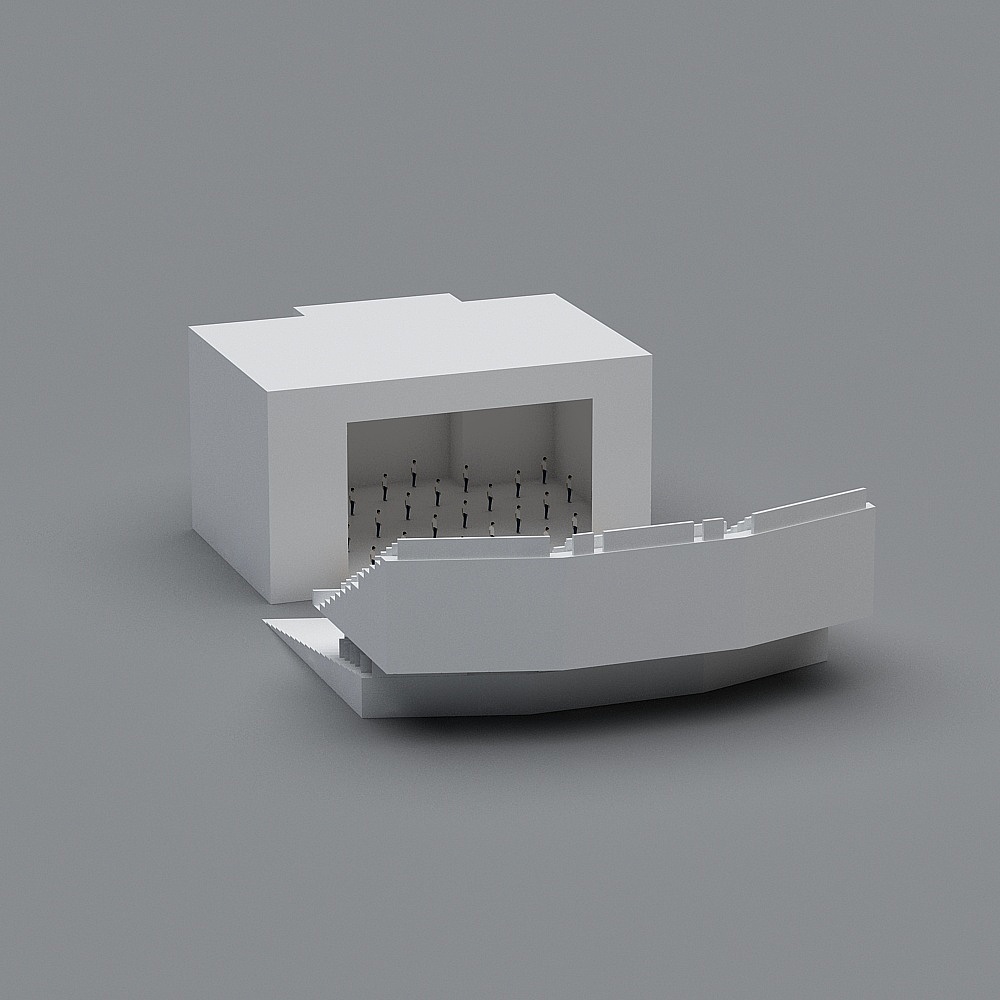 Futuristic Stage 3D model