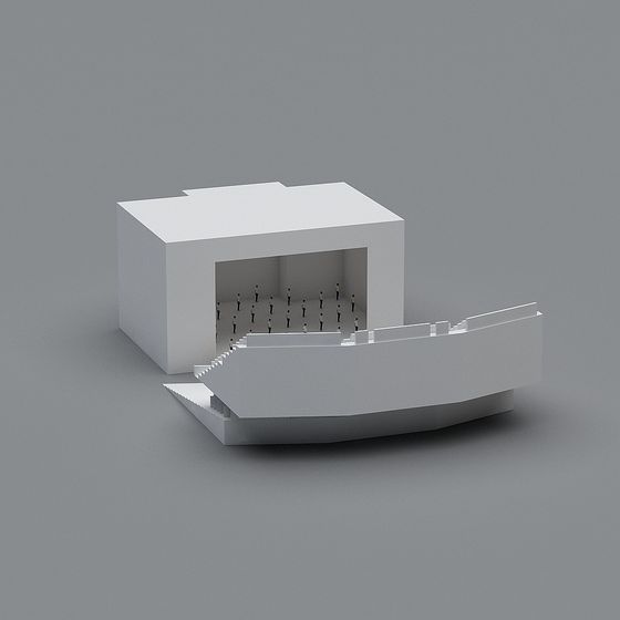 Futuristic Stage 3D model