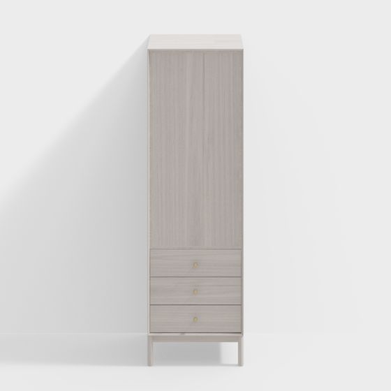 Urban Alley Storage Cabinet 3D model