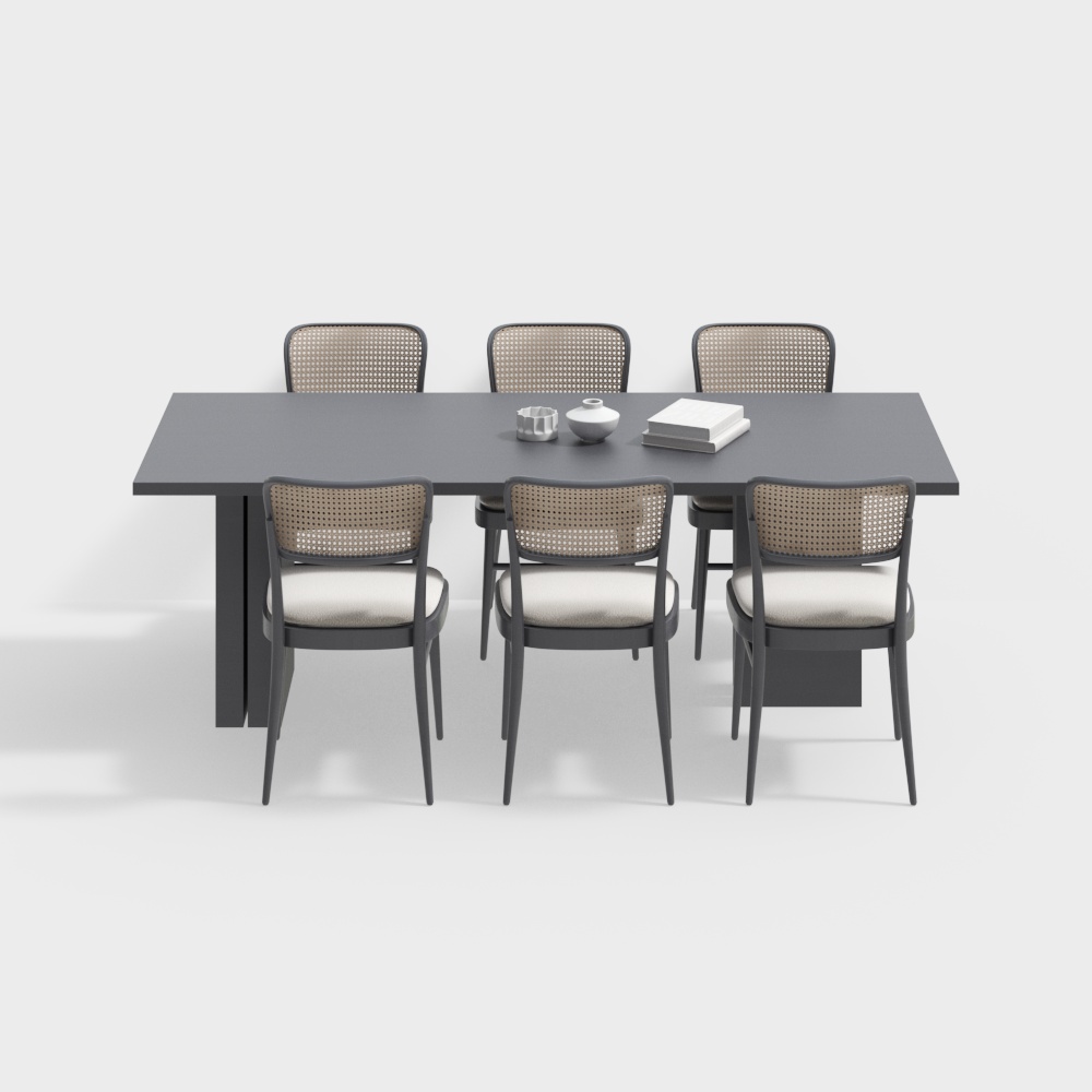Modern Dining Table and Chair Set