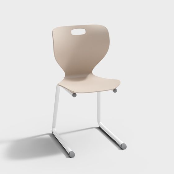 Modern Low-Polygon Chair 3D model