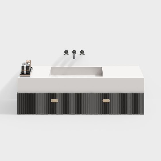 Urban Vanity 3D model for Contemporary Bathrooms