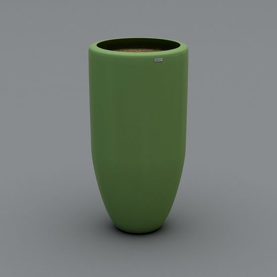 Stylish Grass Vase 3D Model for Creative Projects