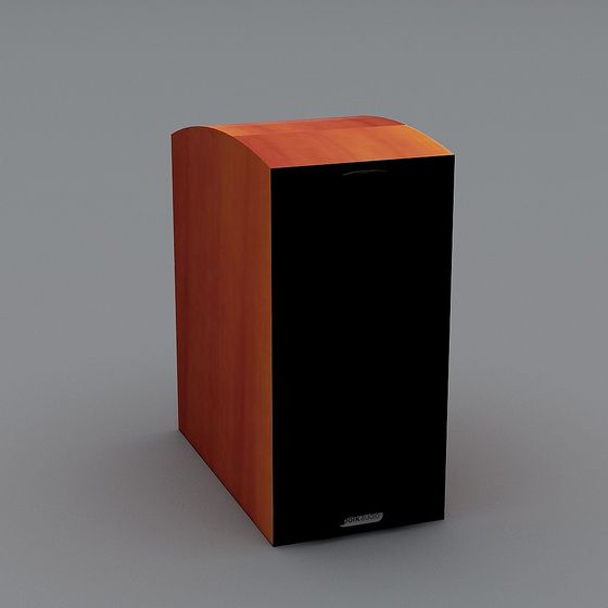 Stylish Low-Poly Speaker 3D Model