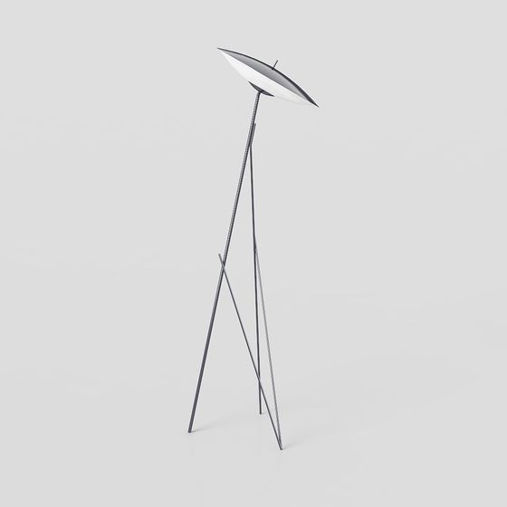 Streamlined Floor Lamp 3D model