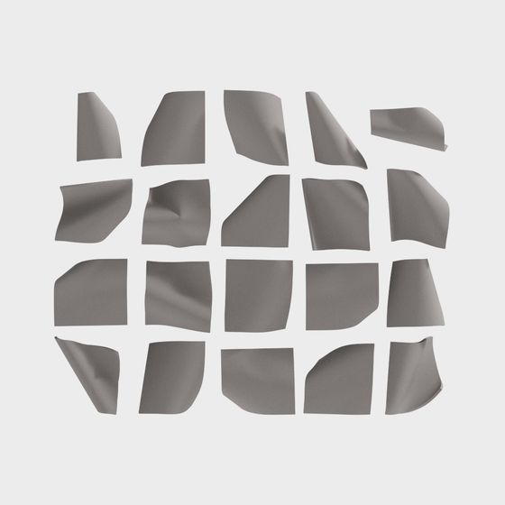 Abstract Geometric Fragments 3D model