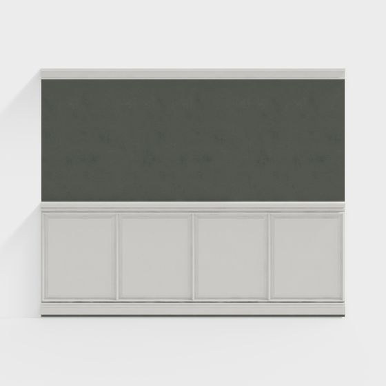 Stylish Low-Poly Wall Panel 3D model for Modern Interiors