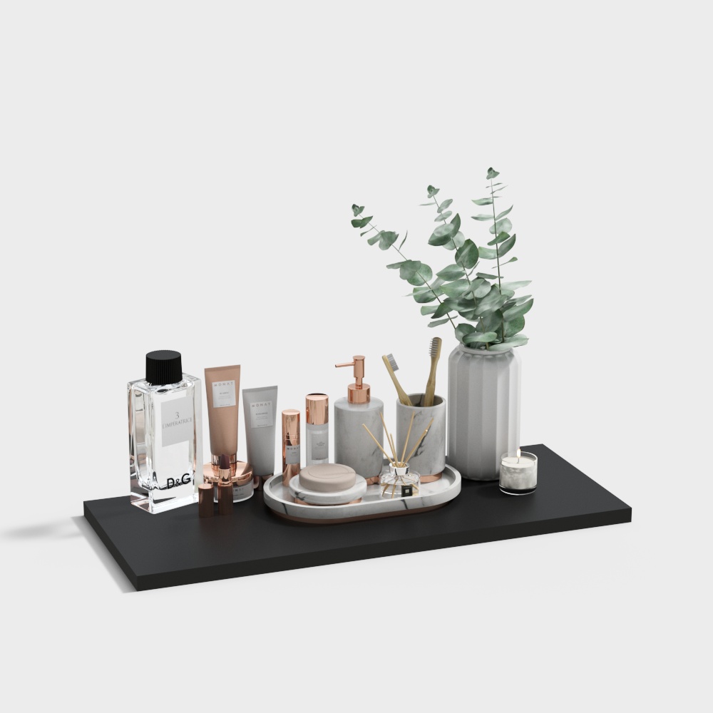 Decorative set rose gold 02