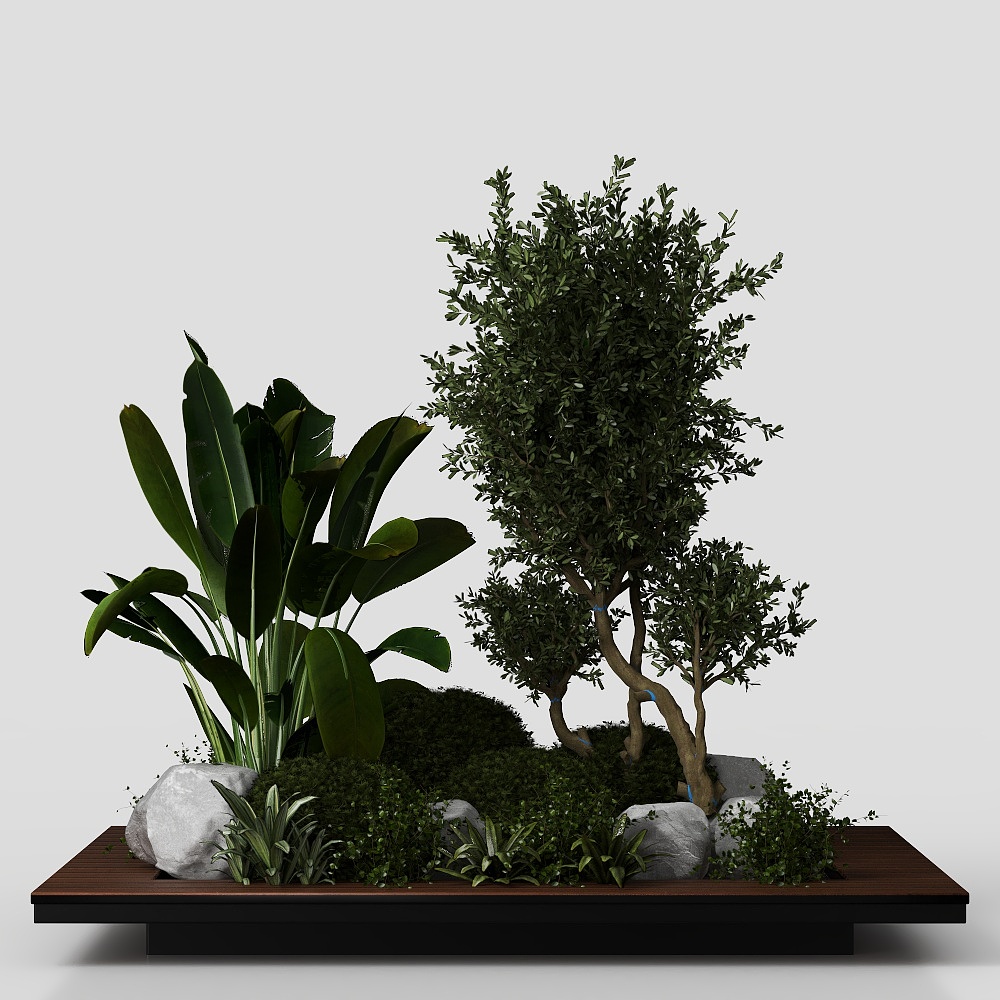 Outdoor Garden Set Bush and Tree Garden Set