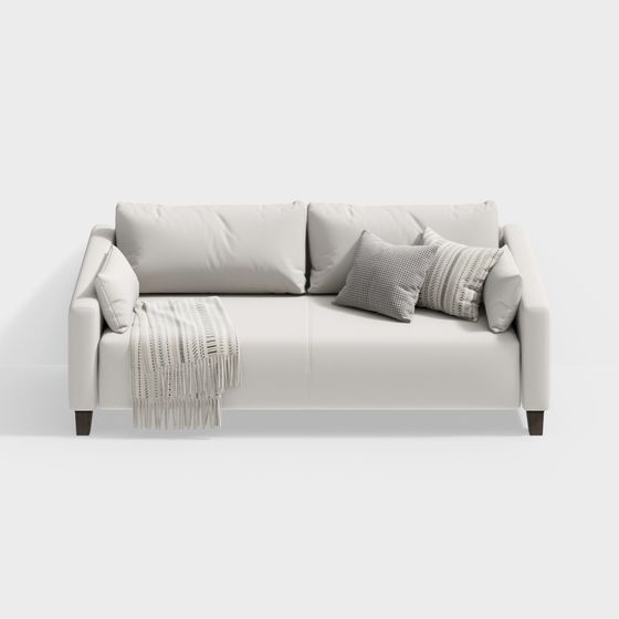 Urban Comfort 3D model Sofa - Modern Minimalist Design