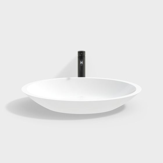 Minimalist Modern Wash Basin 3D model