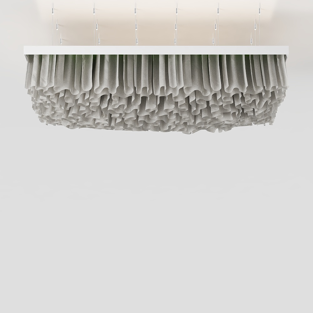 Gauze Light Chandelier 3D model