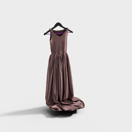 Elegant Gown 3D model