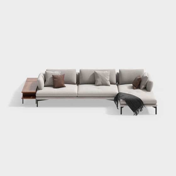 Urban Comfort Sofa 3D Model for Modern Interiors