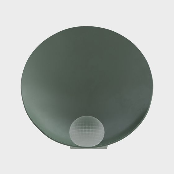 Elegant Round Table with Sphere 3D model