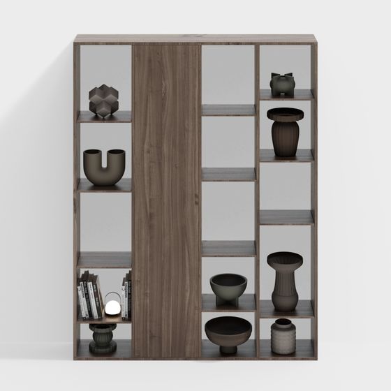Urban Elegance Bookshelf 3D model