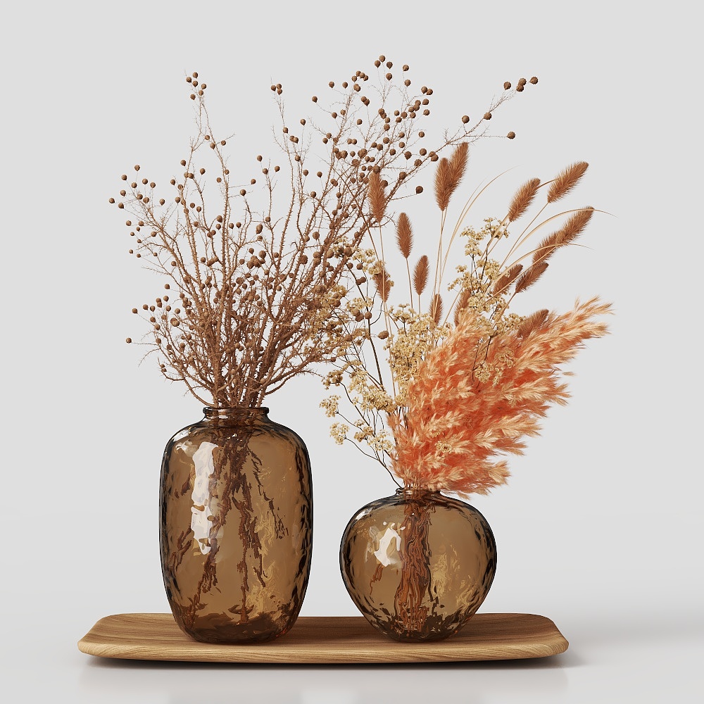 вазон с букетом растений