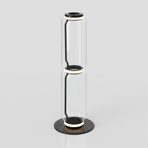 Chic Glass Art Bottle 3D model for Diverse Uses