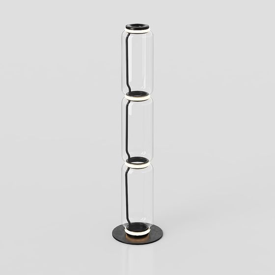 Glass Tower Low-Poly 3D model